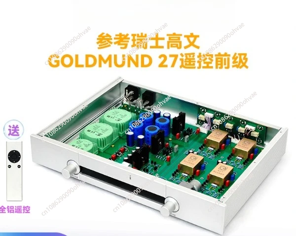 

27 HIFI Preamplifier with Remote Control High Reduction 4 Groups of Input Interface Audio Amplifier