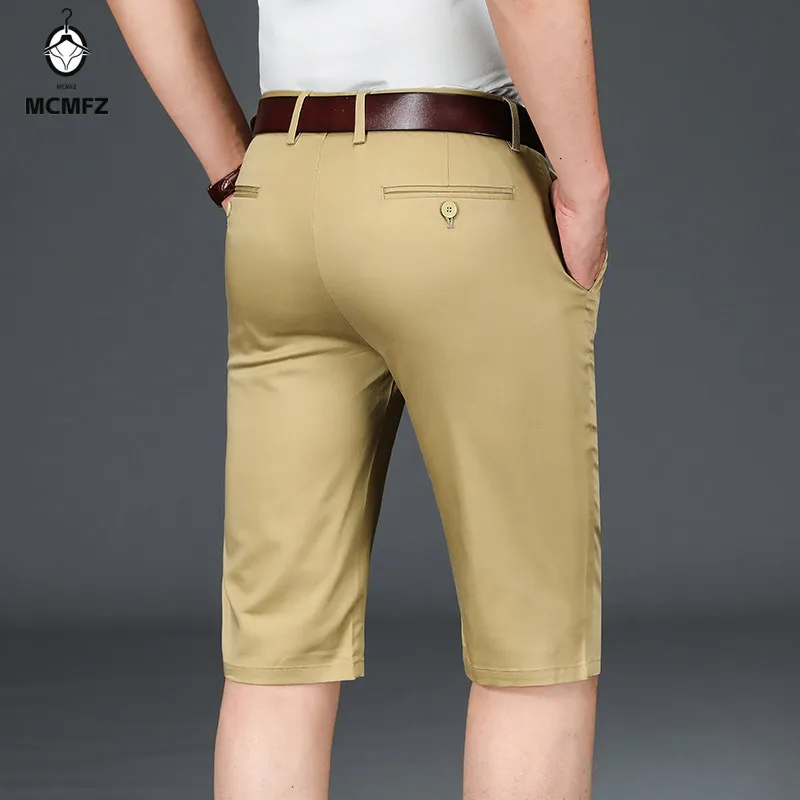 Daily Versatile Male Knee Shorts Stable Waist Breathable Woven Fabric Beach Hiking Multi Scene Matching Short Pants