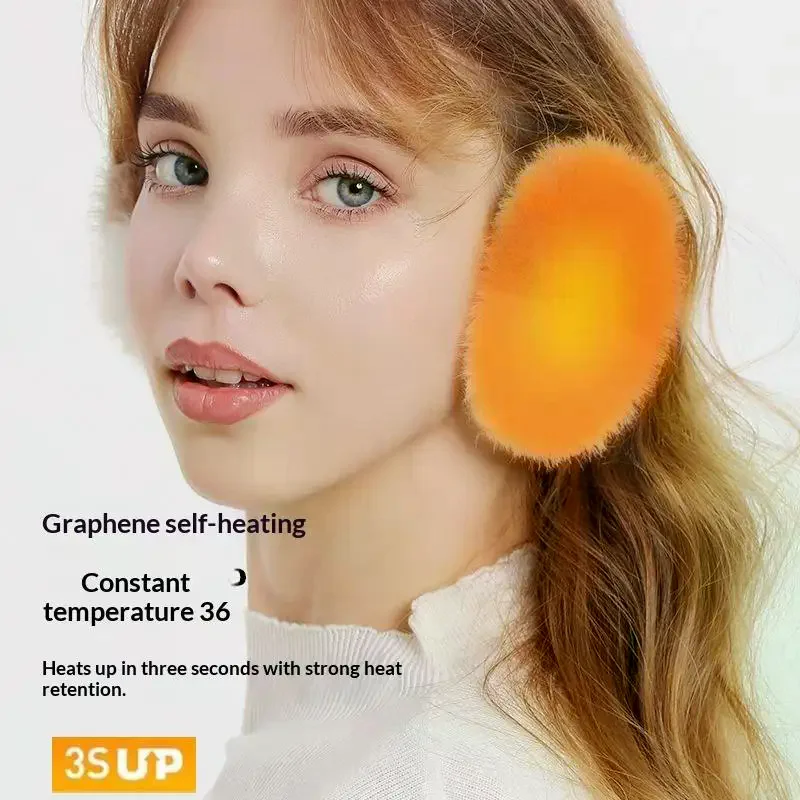 

Ветрозащитные зимние наушники-утеплители без оголовья из толстого пушистого флиса для защиты ушей