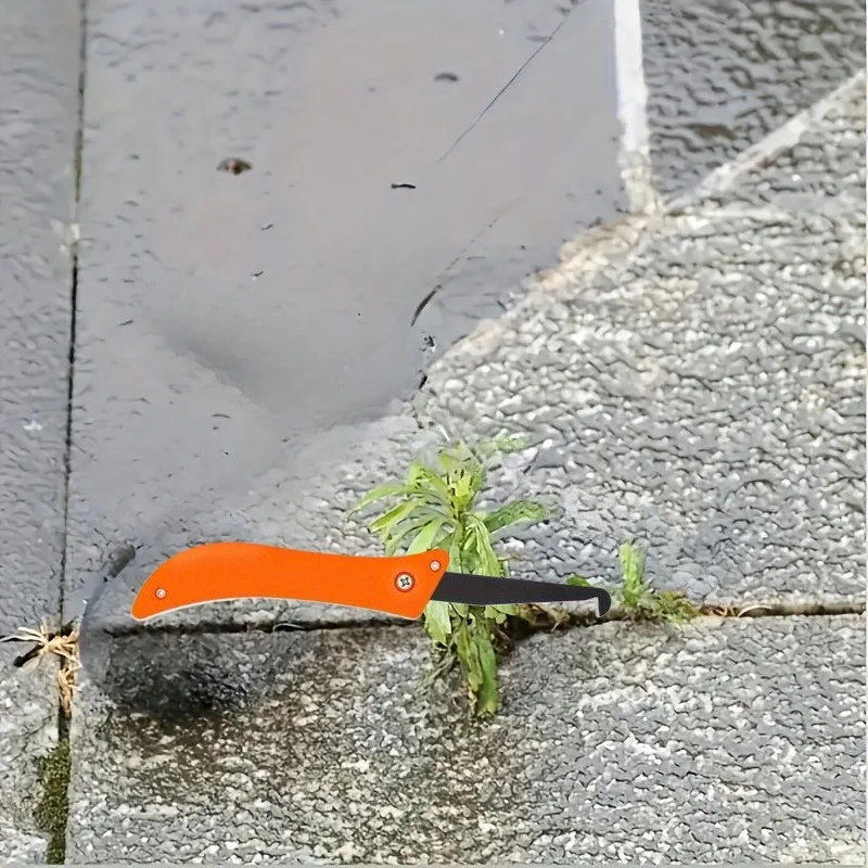 Narzędzie do usuwania chwastów z metalu ciężkiego - trwałe, lekkie i składane urządzenie do czyszczenia chwastów w ogrodzie, akcesoria do usuwania chwastów na zewnątrz