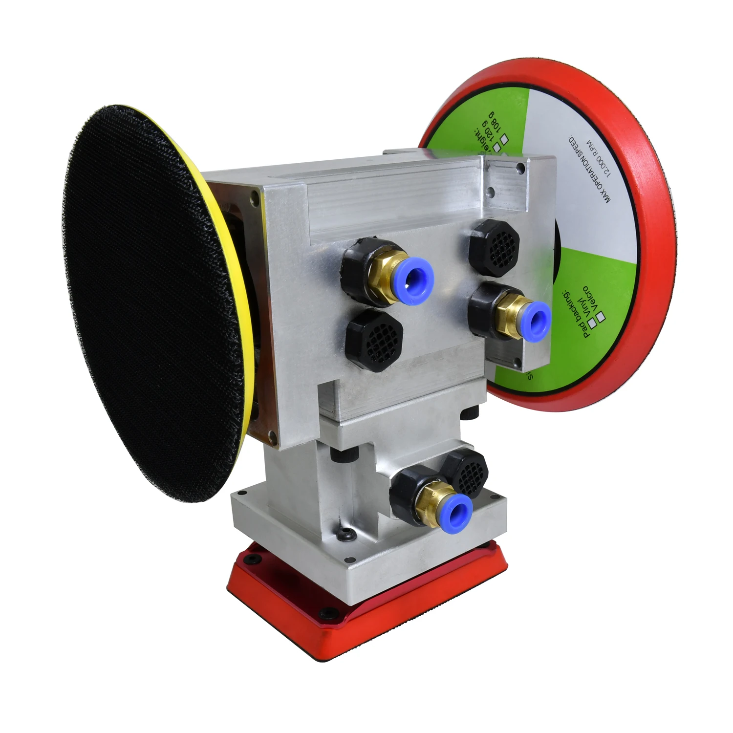 Mechanical arm pneumatic random track sanding machine pneumatic tool automation system three head sanding machine