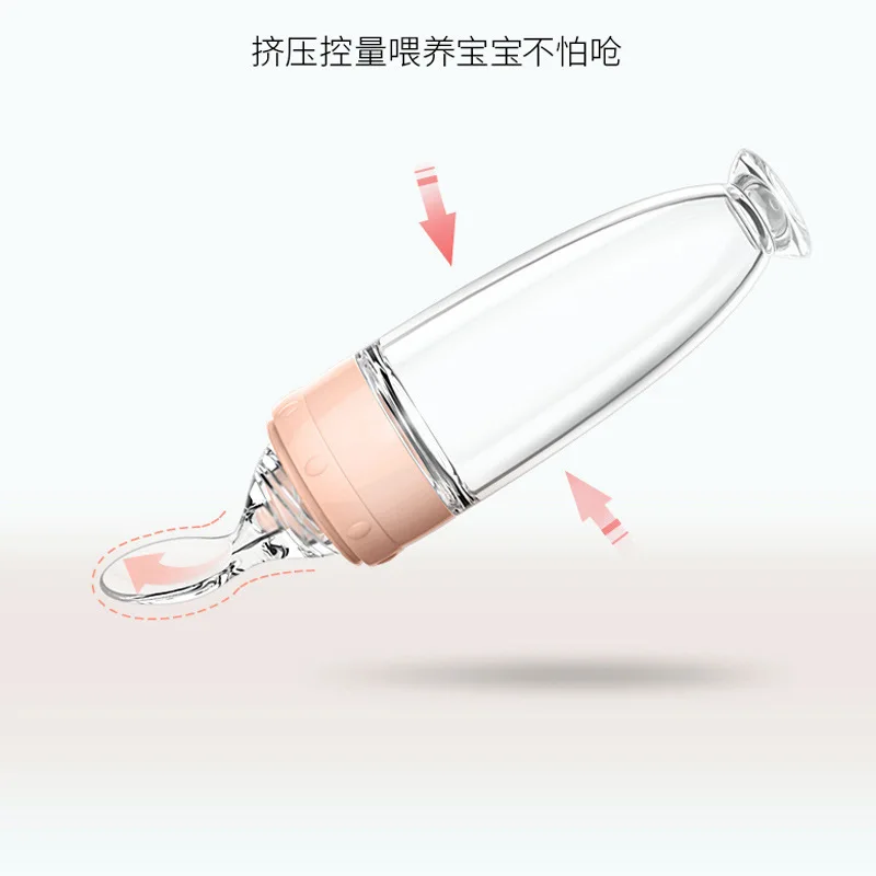 

Новые товары для мам и малышей, детская ложка из экструдированного риса, хлопьев, Пищевая силиконовая Мягкая кормушка с головкой