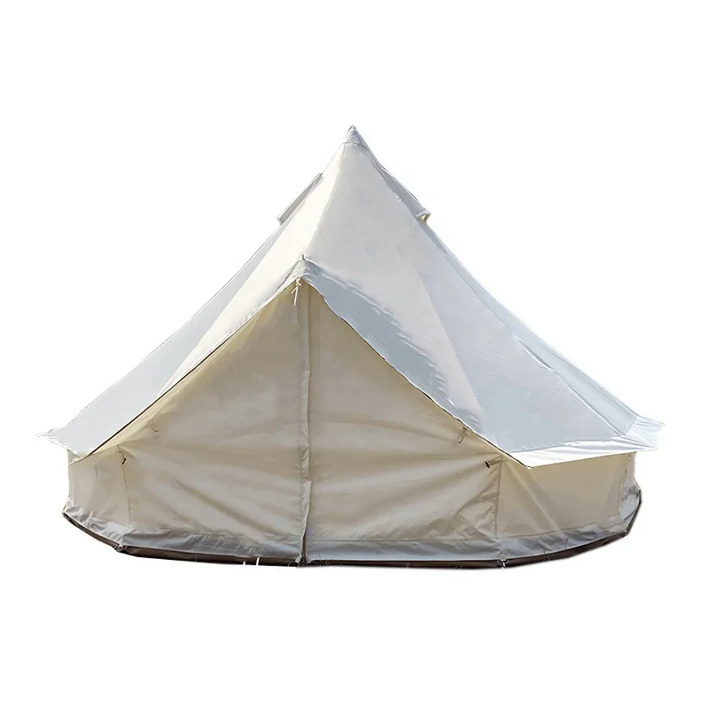 

5M*5M Factory Outdoor Camp Tent Outdoor Camping Pyramid Storm And Wind Protection Picnic Yurt Tent Mildew Proof Mosquito Proof