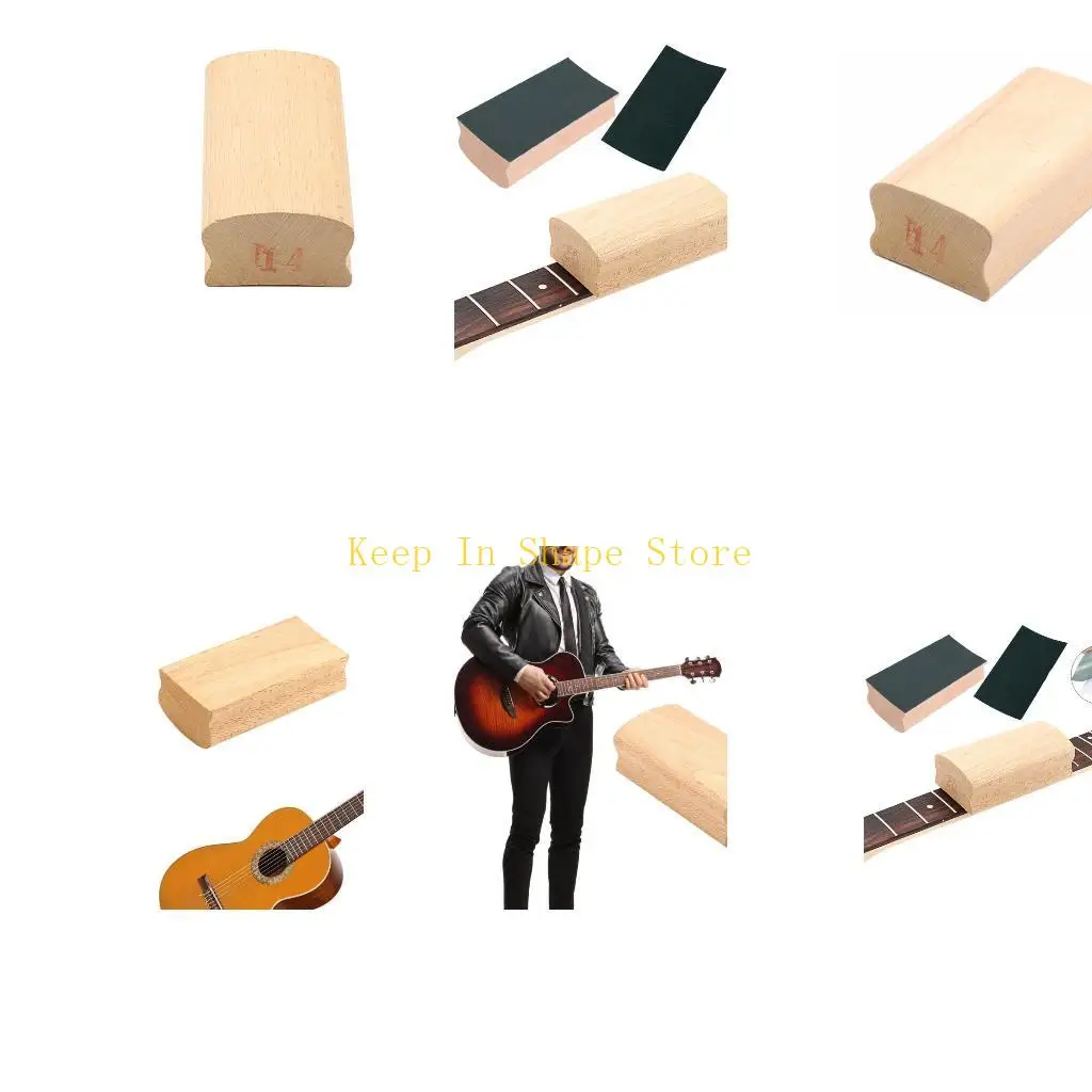 

U1JC Radius Sanding Block Luthier Tool for Shaping Radiused Fretboard Enduring