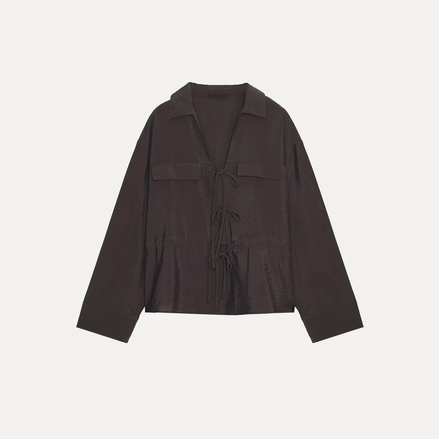 เดรสยาวผูกปมสไตล์ยุโรปสำหรับผู้หญิง แฟชั่นใหม่มาแรงปี 2025 เสื้อผ้าลำลองสำหรับสุภาพสตรี