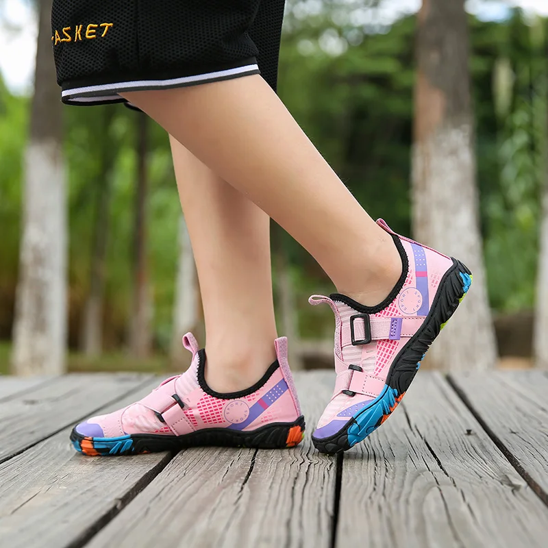 Parent-Child Holiday Beach Quick Diving Shoes Qianjiang Swimming Shoes Indoor Fitness Floor Shoes Bathroom Shoes 27-38