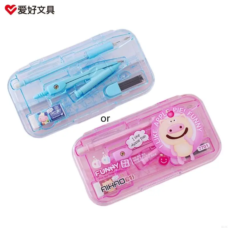 W89C เครื่องมือเรขาคณิตคณิตศาสตร์ไม้บรรทศน์ไม้บรรทัดไม้บรรท