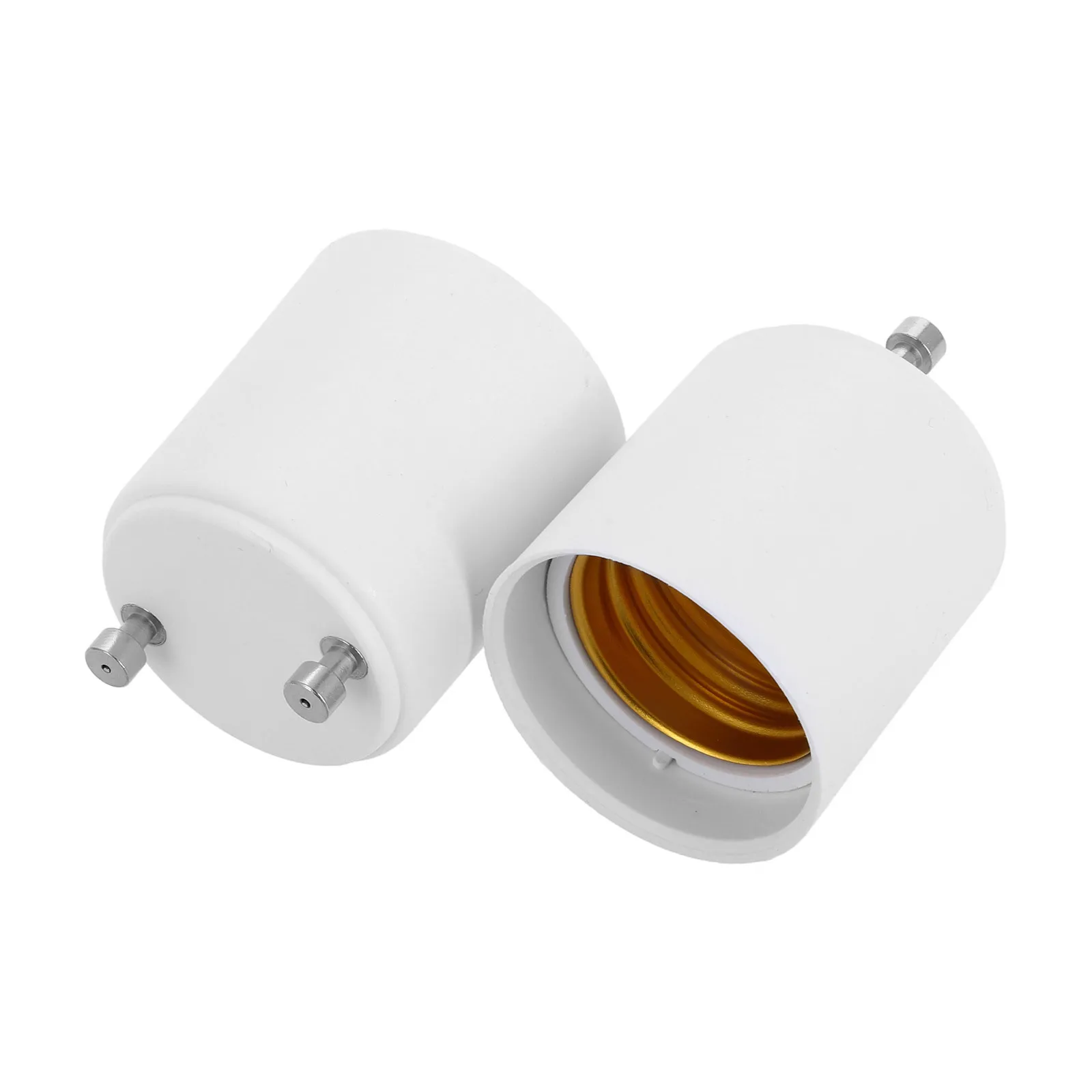 2Pcs Socket Adapter Gu24 to E26 E27 Bulb Light Adapter Lamp Base Conversion Reliable Bulb Socket Extender Indoor Lighting
