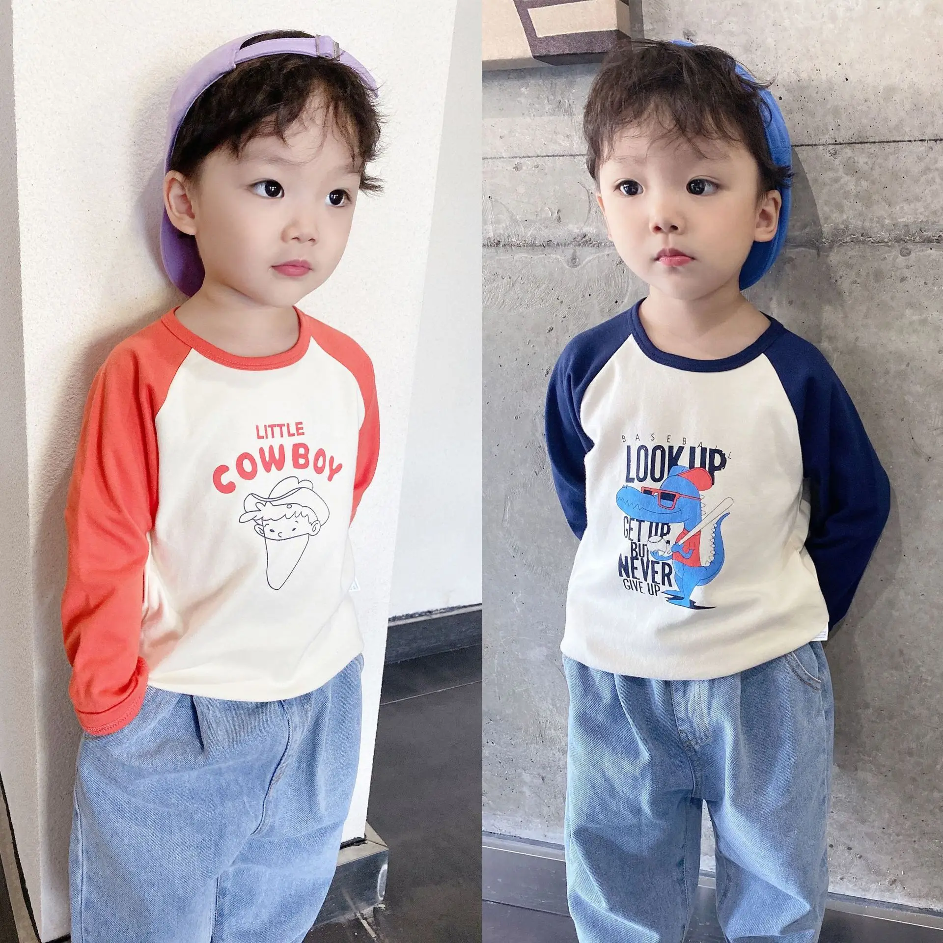 

Spring Autumn Children's T-Shirt Long Sleeve Boys Girls Baby T-shirt Cotton Print Newborn Kids T-shirts Baby Top Clothing