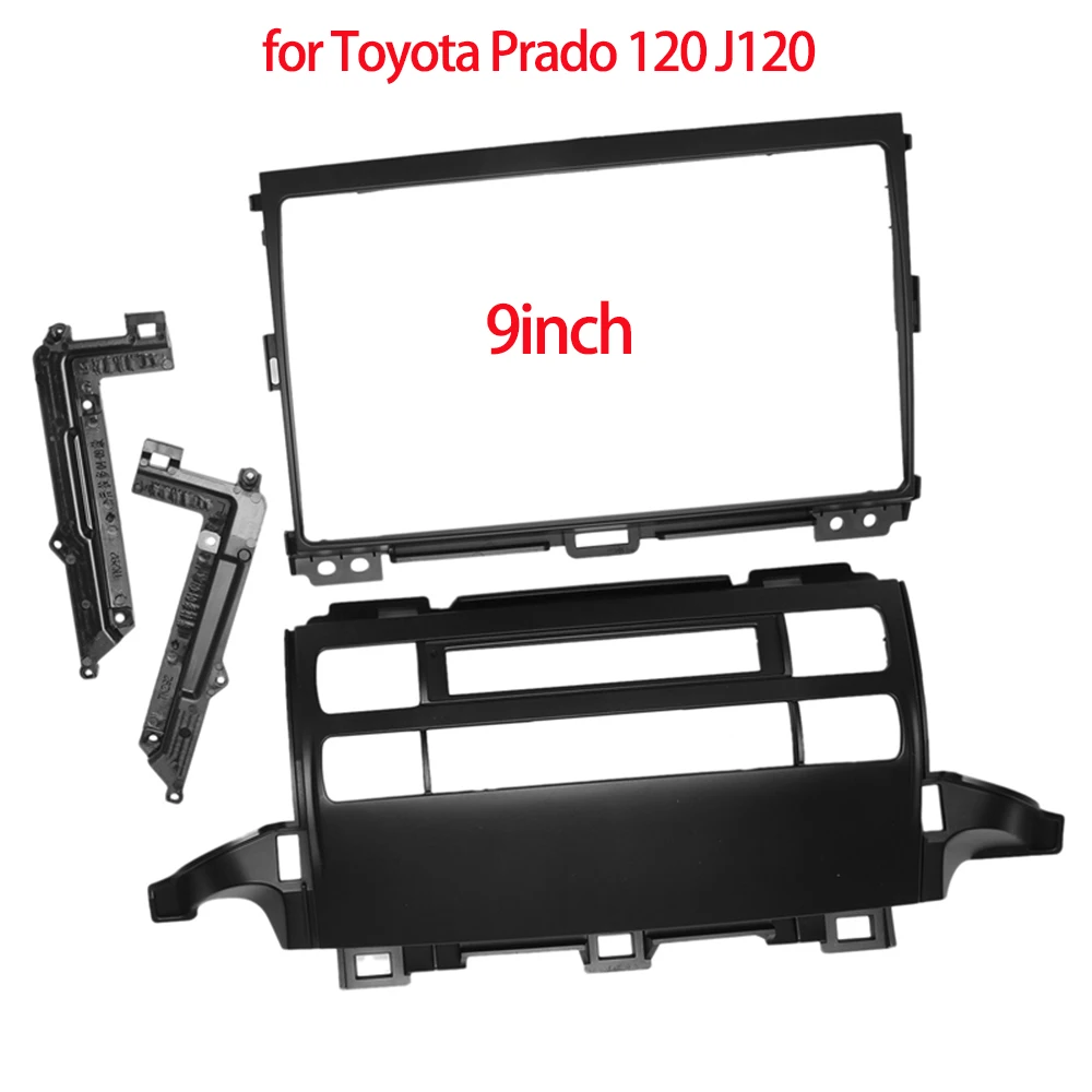 

9inch Car Radio Fascia for Toyota Prado 120 J120 Special Dash Trim Kit GPS Navigation Frame Panel Car Refitting