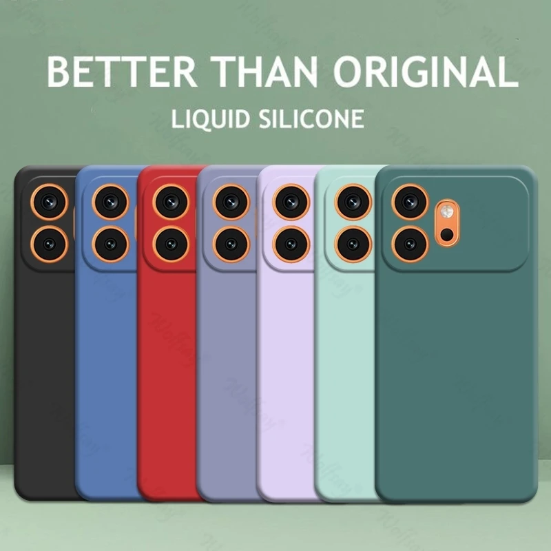 Honor 600 Hülle Flüssiges Silikon Einfache Gummi-Schutzhülle Honor 600 Cover TPU Sturzsichere Handyhülle Honor 600 Pro Case