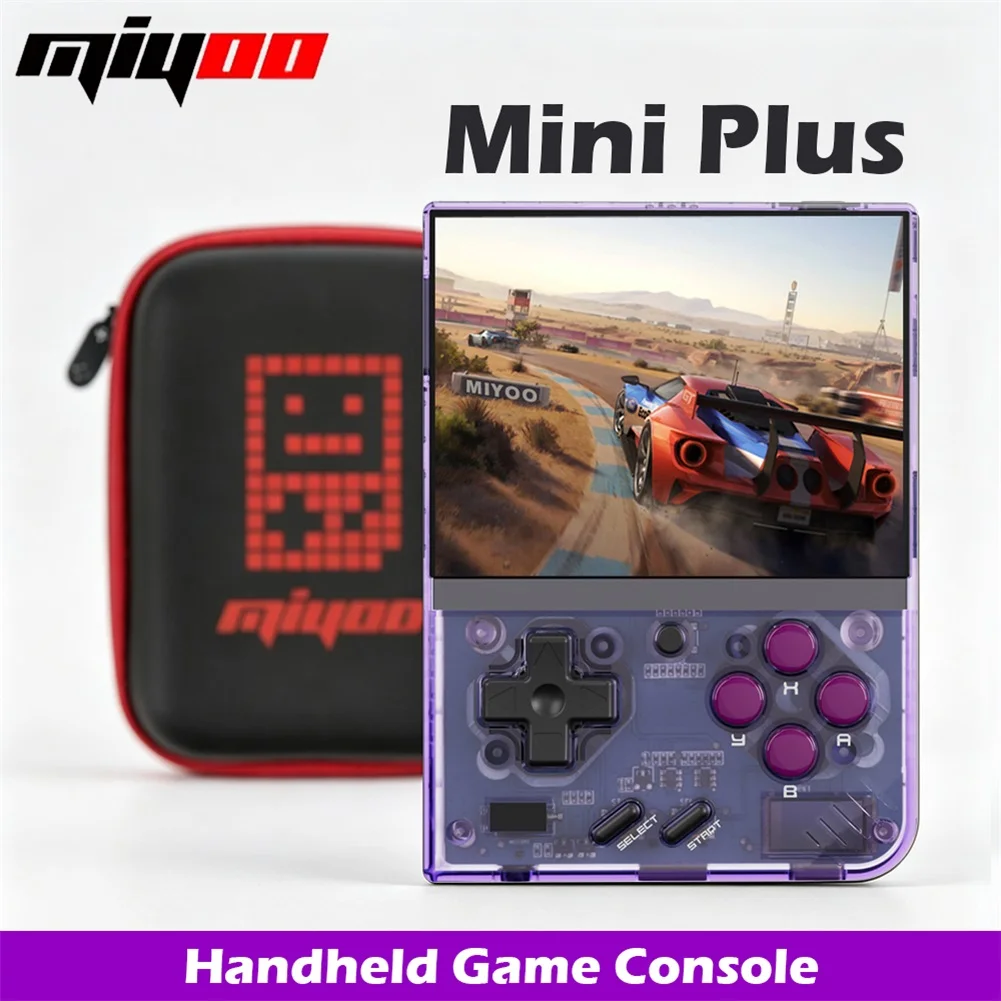 Miyoo Mini+ Classic Retro Handheld Game Console Players IPS Screen Portable Mini Plus Video Games Consoles Christmas Gift Pocket