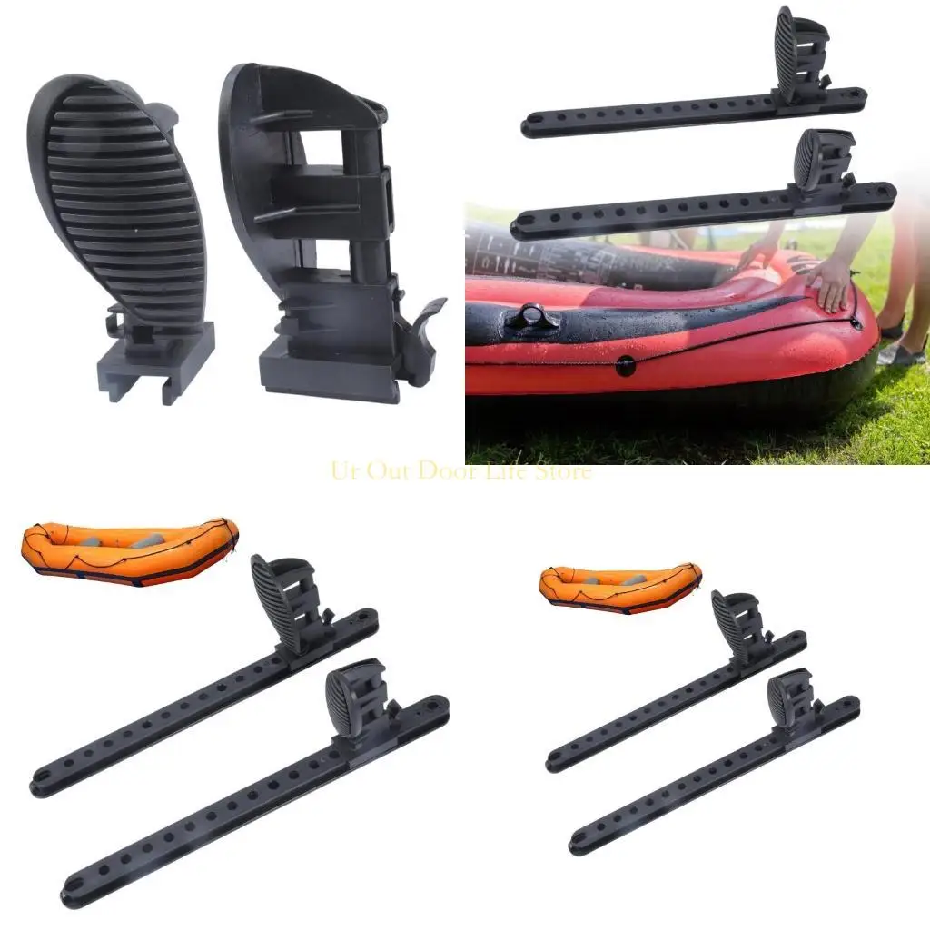 

77UF Adjustable Kayaks Pedal Foot Brace Nylon Kayaks Footbrace Pedal Kayaks Foot Peg Replacement Foot Controlling Systems