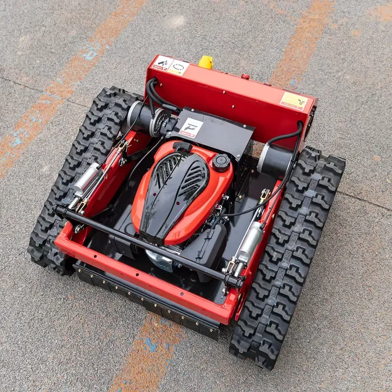 Wholesale Wireless Remote Track Lawn Mower Multiple Brand Engine Optional Crawler Wheel Two Chassis Grass Cutter Machine