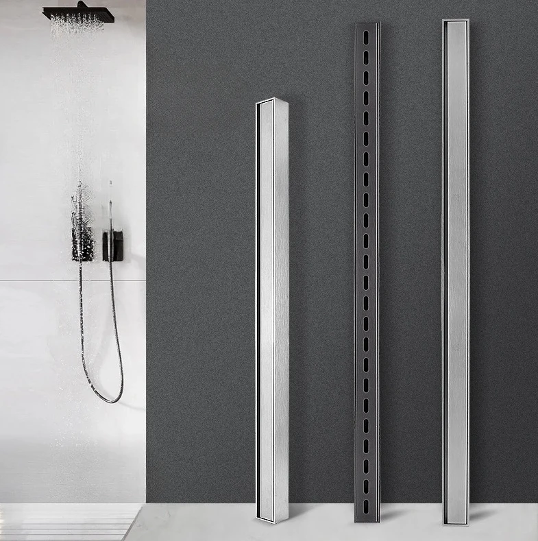 

304 floor drain 3.2CM wide linear rectangular stainless steel deodorant floor drain shower room strip minimalist invisible
