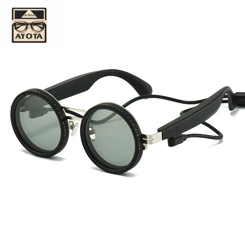 

ND Filter New Intelligent Stereo Bluetooth Listening Men Women Glasses Retro Polarized Sunglasses Navigation Driving Sunglasses