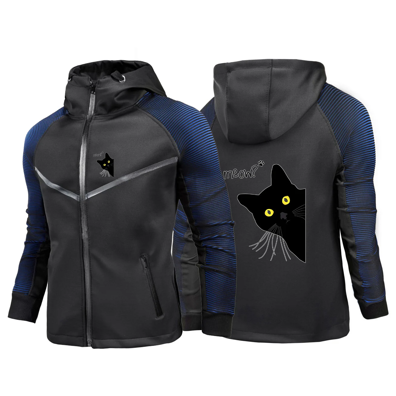 Black Cat Funny Log…