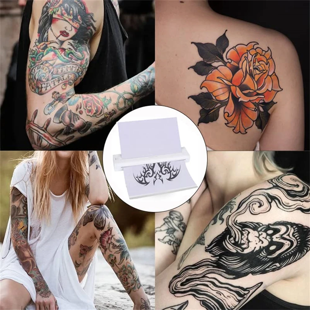 Tattoo Stencil Transfer Printer Machine ATS886 Tattoo Printer Portable Thermal Stencil Maker Line Photo Drawing Printing Copier