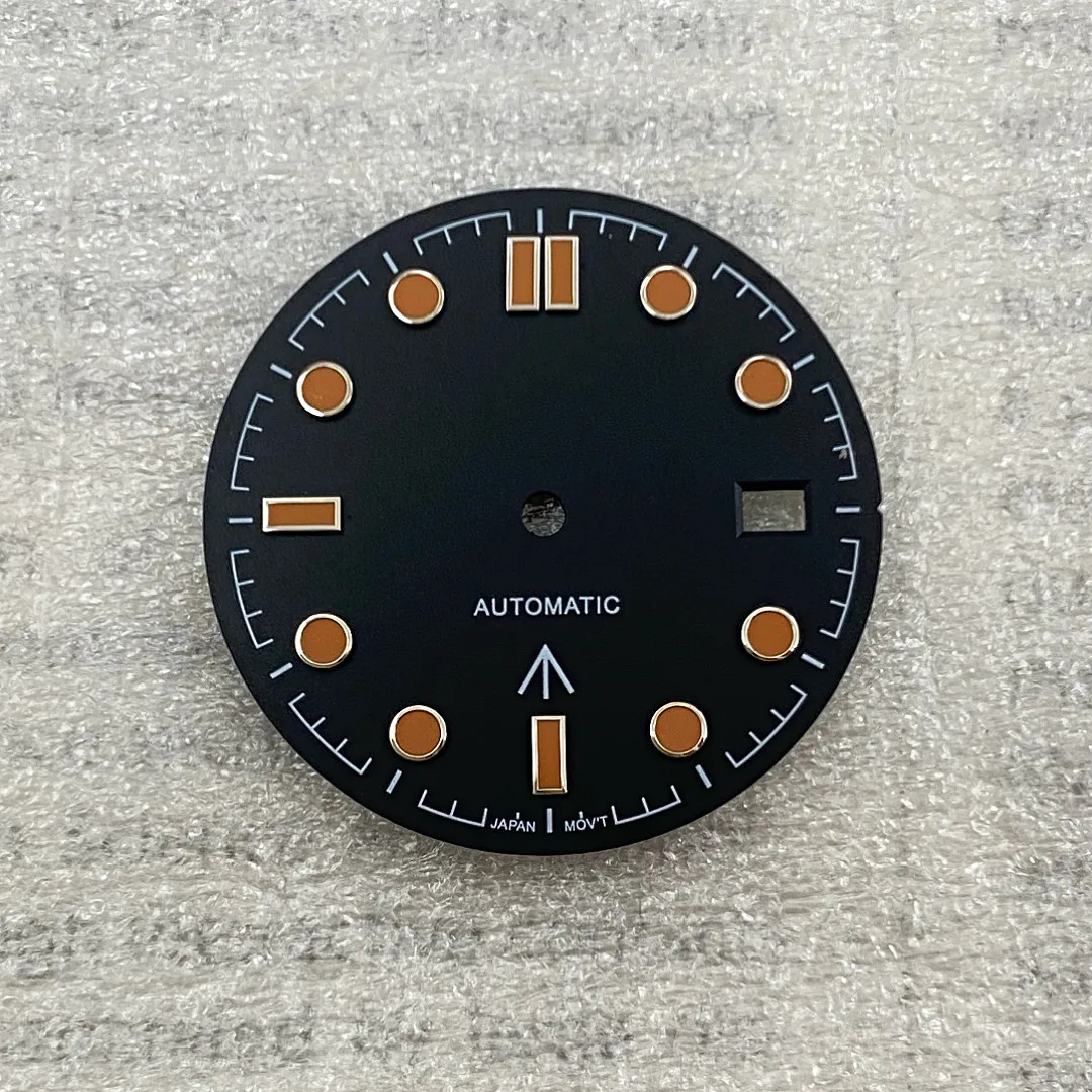 

Несветящийся циферблат часов DIY 32 мм, подходит для NH35, размер циферблата механизма для модификации