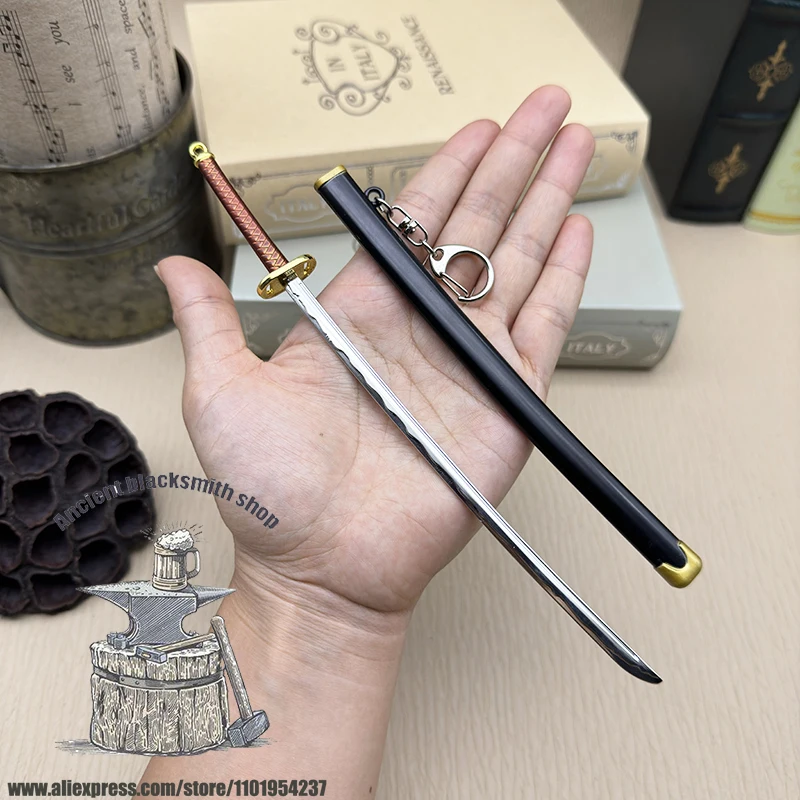 22cm Katana Yuta Okkotsu Jujutsu Kaisen Anime Peripherals 1:6 Metal Japanese Sword Weapon Model Home Ornament Doll Equipment Toy