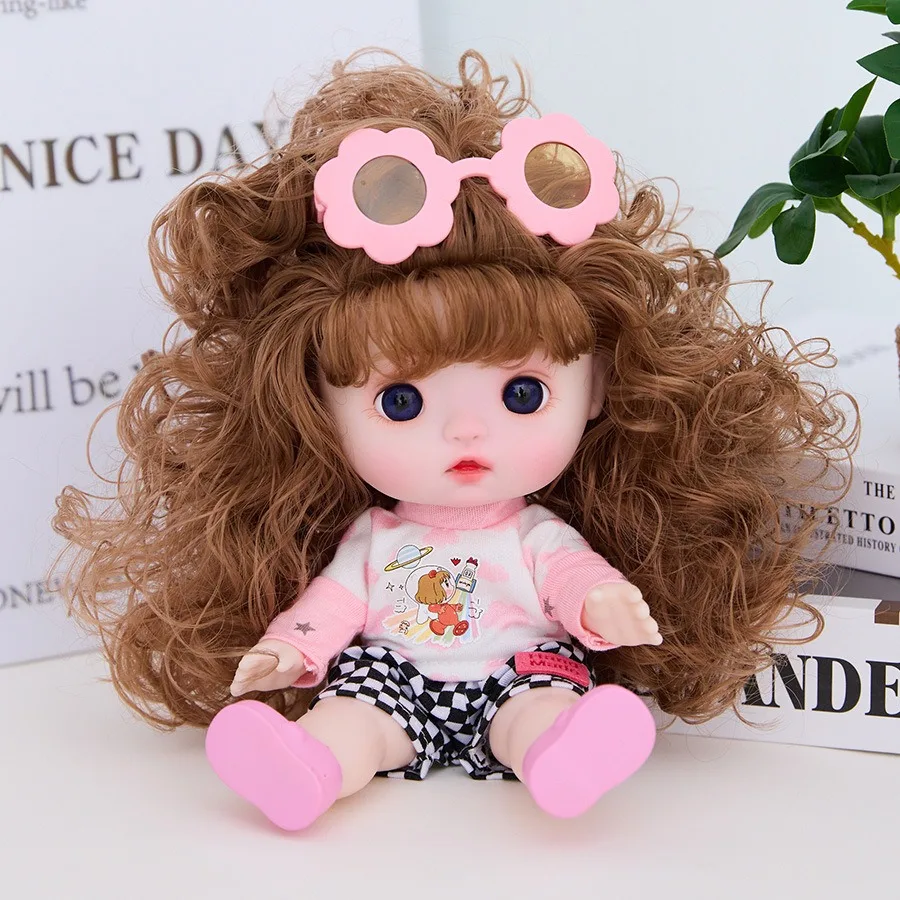 Boneka Vinyl Ramah Lingkungan 9-Inci Baru, Boneka Rebirth 3D Dilukis Tangan, Multi-Sendi Dapat Digerakkan, Hadiah Liburan DST-Q9M Putri Berpakaian Cantik