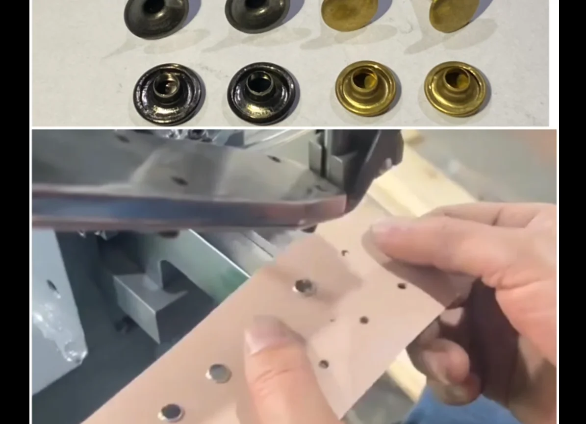 JZ-989GS Automatic Grommet & Eyelet Machine with Servo Motor for Leather Goods and Shoes