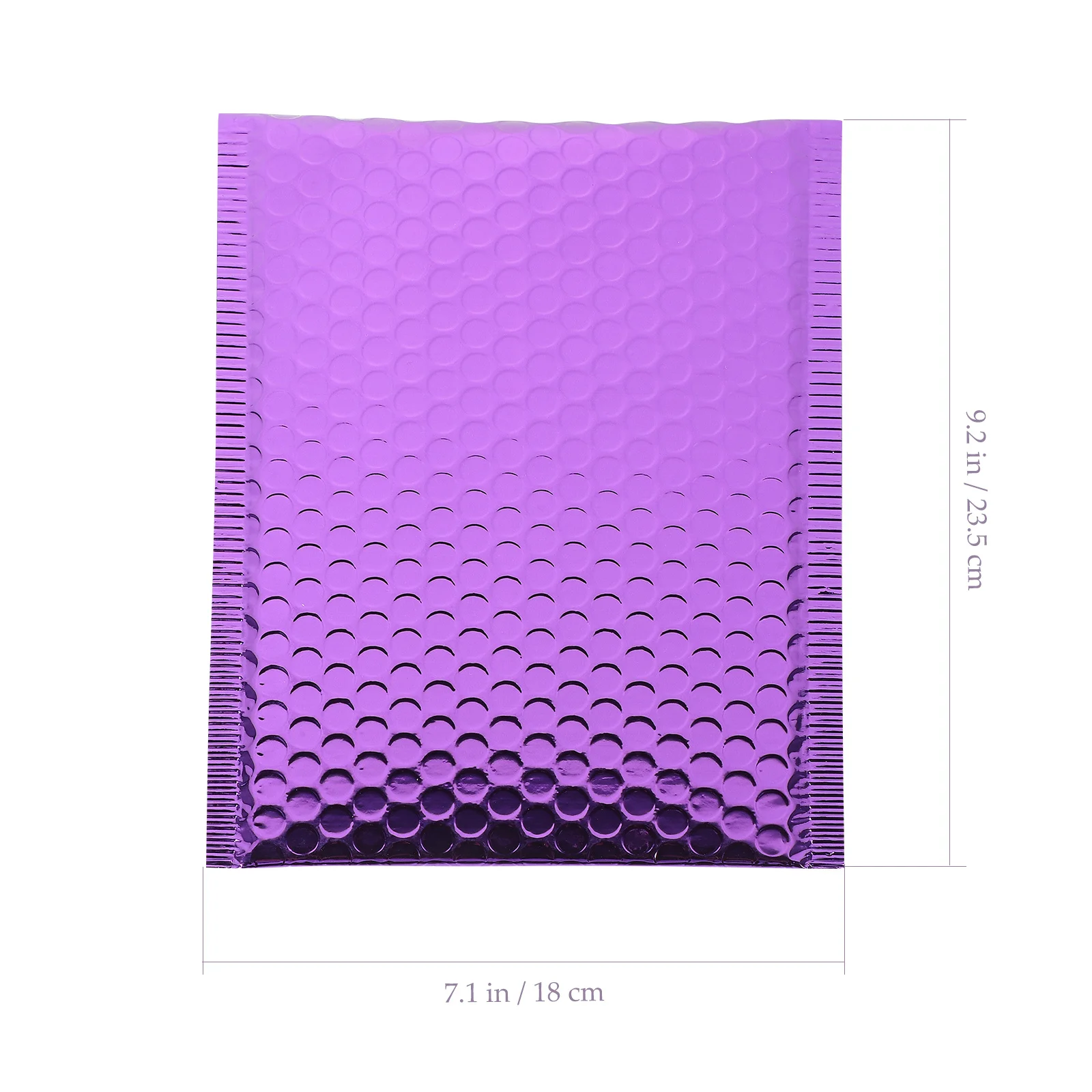 Enveloppes d'expédition multifonctions portables à bulles, 10 pièces, pour le stockage en mouvement, sacs d'expédition à bulles violettes