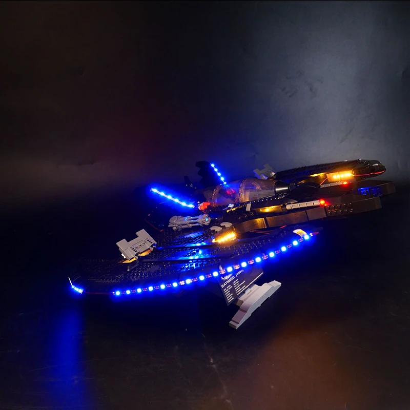 Kit de luz LED DIY RC para LEGO 76161 Batwing, juego de bloques de construcción, solo luz LED, sin modelo de bloques