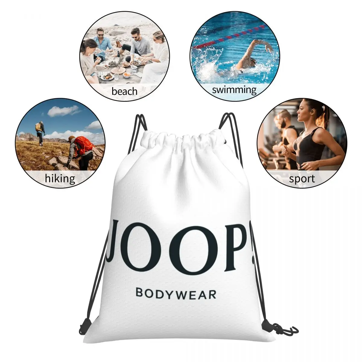 Funny Printed Joop Cool Backpacks Multi-function Portable Drawstring Bags Sports Bag Book Bags For Man Woman Students