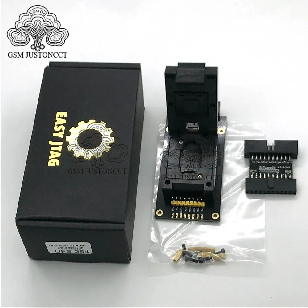 

NEW UFS BGA 254 Socket for Easy Jtag Plus box UFS BGA 254 Sockets Adapter (EMMC + UFS 2 IN 1 )