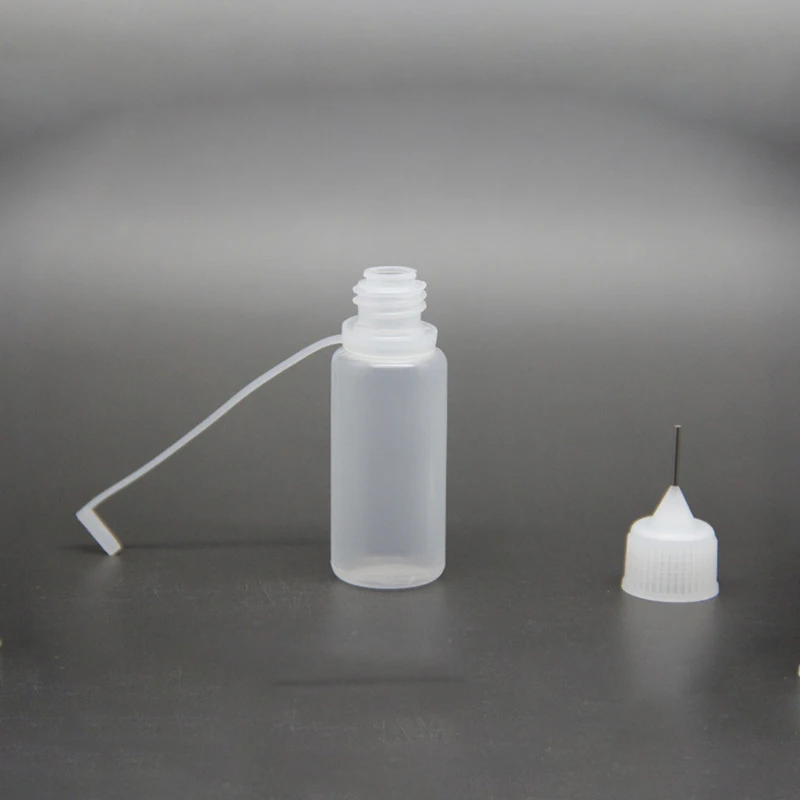 10ml Needle Tip Bottle Translucent Applicator Bottles Glue Bottles for Painting Pointed Mouth Oil Bottle Makeup Tools