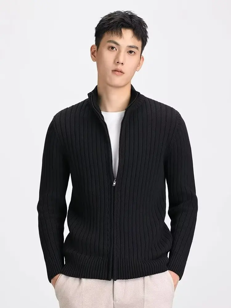 

Spring Autumn Men's Cardigan Cárdigan Mens Clothes Casual Sweater Man Knit Zip-up Sweatshirts for Men Male Coat New in Sweaters