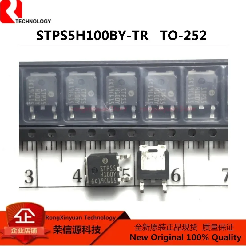 

10Pcs STPS5H100BY-TR STPS5H100Y TO-252 STPS5H100B STPS5H100 STPS5H100BY Automotive high voltage power Schottky rectifier 100%new