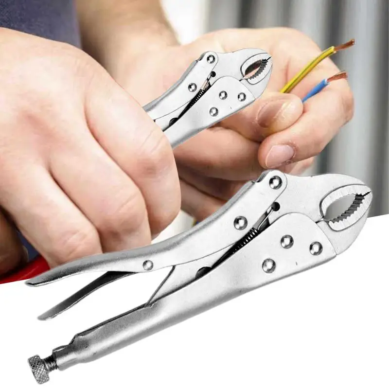 5 Inch Pliers C-type Bolt Cutters Fixed Circular Mouth Force WrenchClamp Strong Clamping Multi-purpose For Various Materials