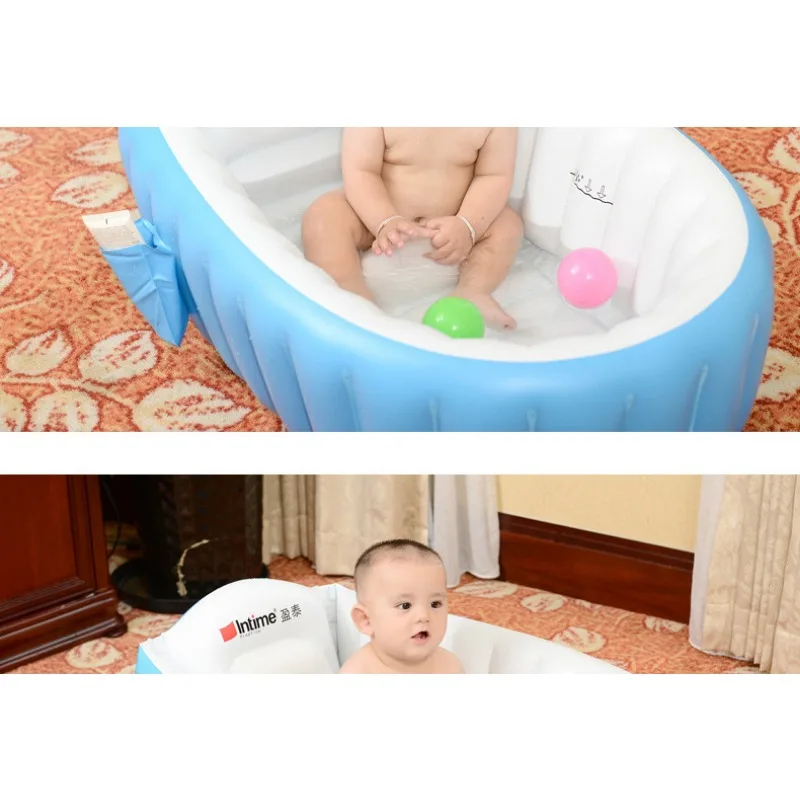 Baby Inflatable Folding Swimming Pool Bath Basin for Children Is Small and Easy To Store Comfortable and Assured