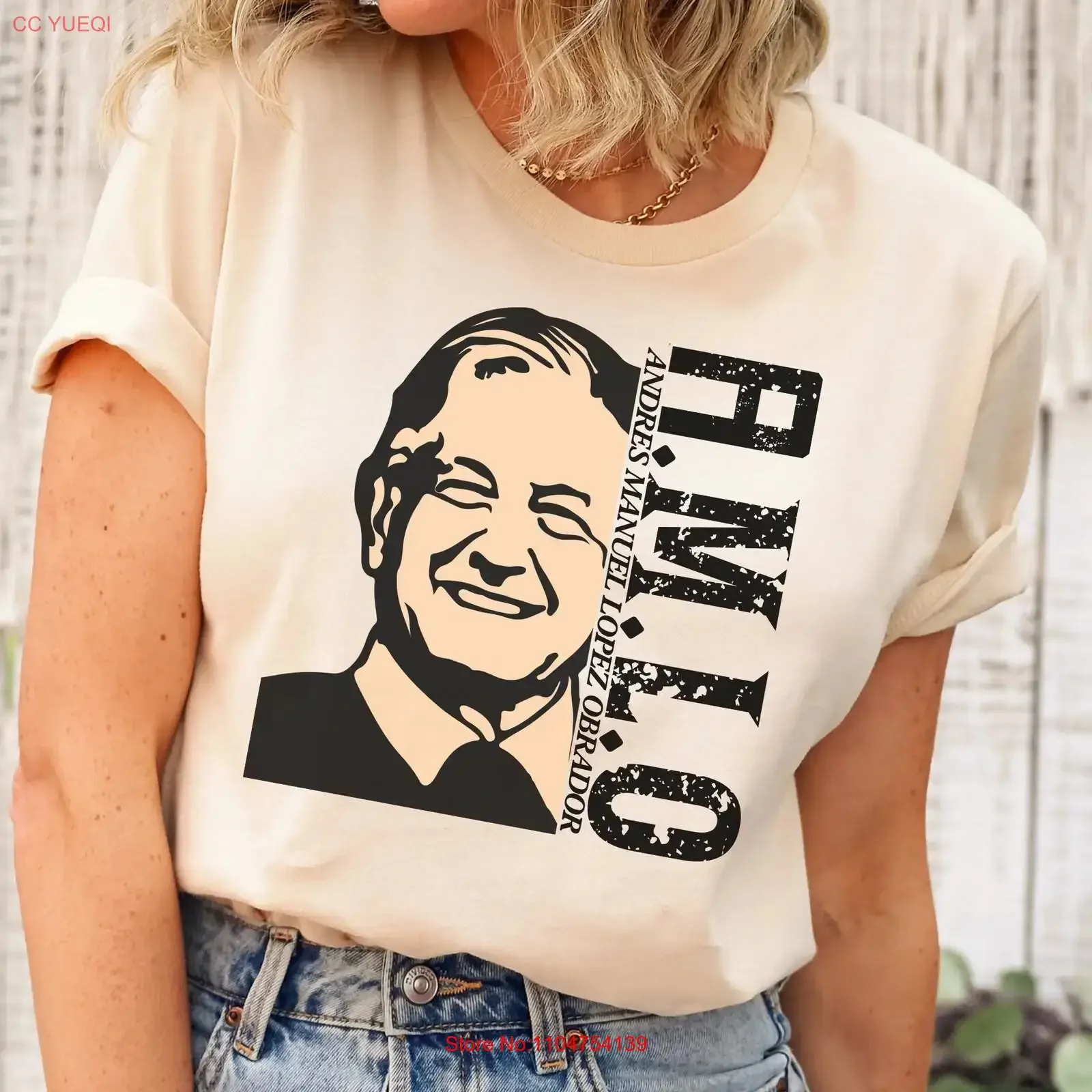 Camisetas AMLO, camiseta de López Obrador, presidente de México, AMLOVER, regalo vintage, ligeramente lavada, cómoda, elegante, suave, para hombre