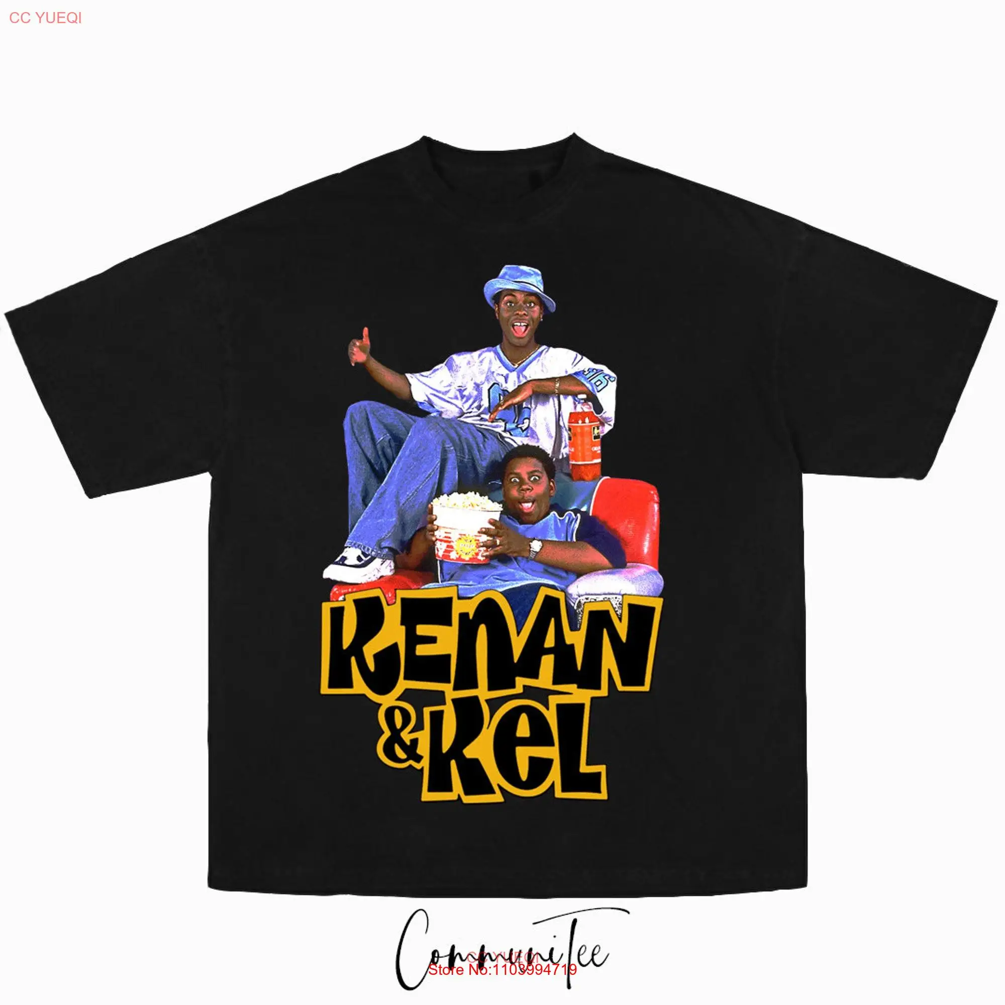 Kenan Kel Sitcom Comedy Show Rap Rock T Shirt Big Face Head Vintage Style Hip Hop 90s long or short sleeves