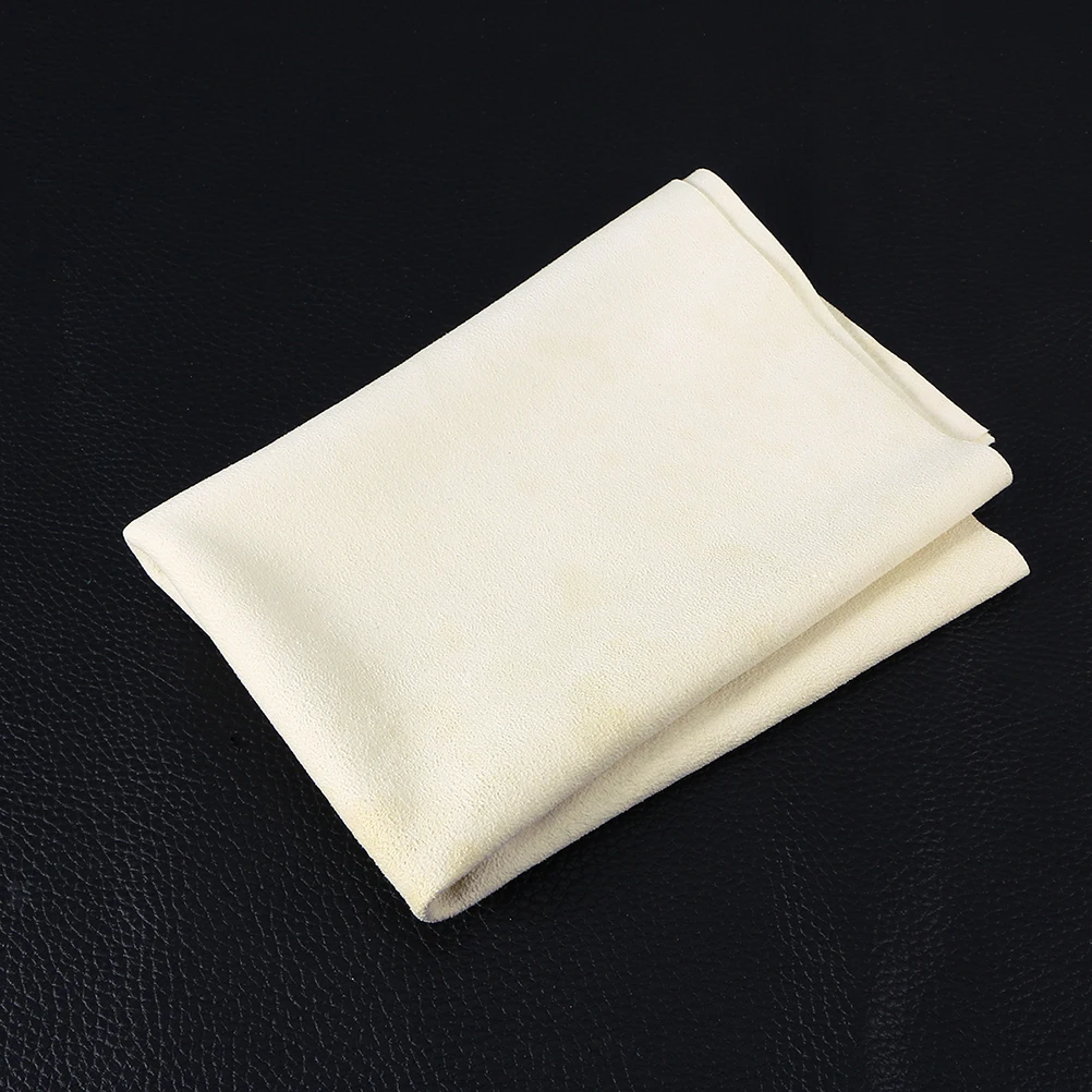 

2Pcs Premium Car Glass Towel Soft Chamois Absorbent for Auto Window Cleaning Lint Free Durable Car Towel Window
