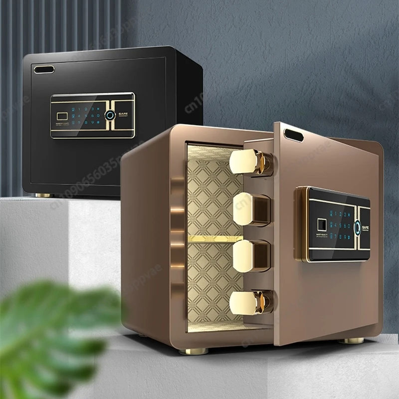 صندوق أمان خفي مزود ببصمة الإصبع البيومترية وقفل رقمي، تصميم فولاذي بالكامل لمكتب خزانة الملابس واستخدام إخفاء المنزل