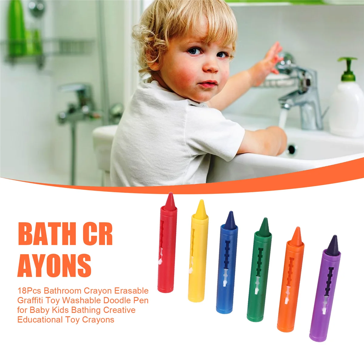 【Venda relâmpago!】Crayones de banho