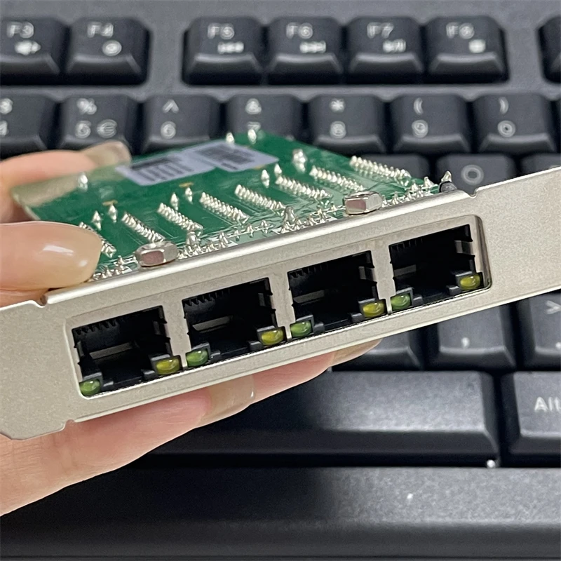 데스크탑용 기가비트 이더넷 랜 카드 네트워크 어댑터, 4 포트 RJ45 to PCI Express X1 네트워크 카드, RTL8111H 칩, 10, 100, 1000Mbps