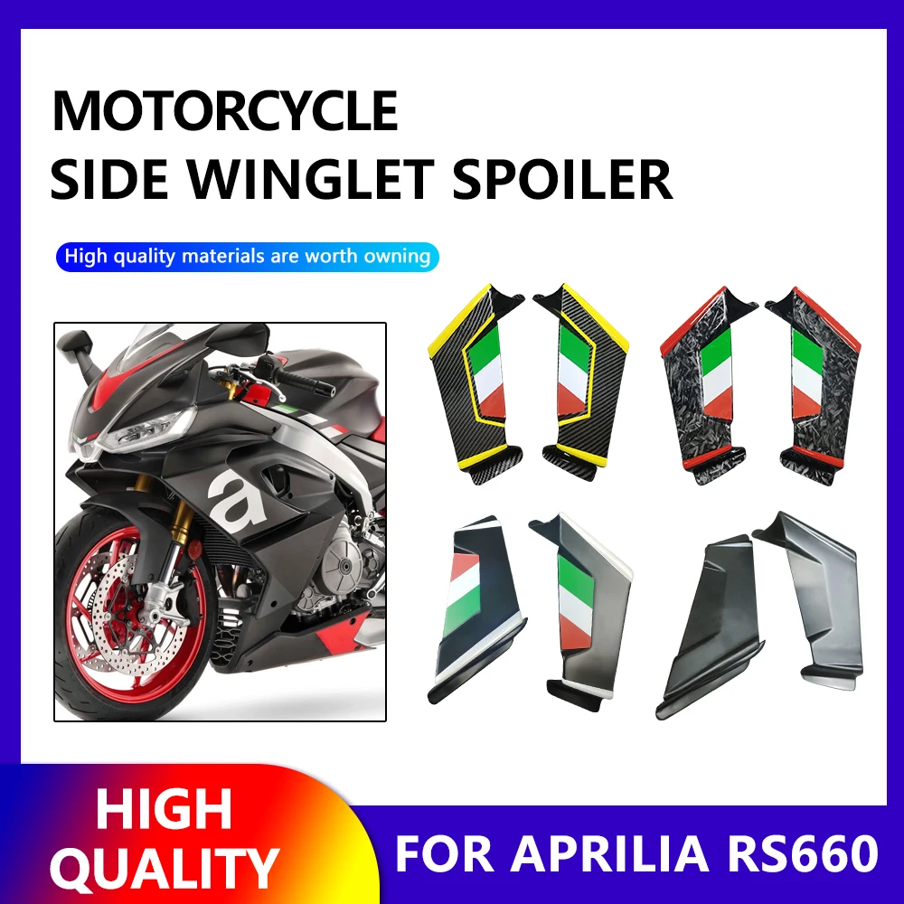 

for Aprilia RS 660 Tuono 660 2021 2022 2023 Windshield Wing Fairing Front Aerodynamic RS660 Spoiler Winglet