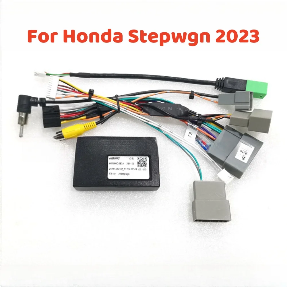 

Android Car Radio Canbus Box Decoder Wiring For HONDA Stepwgn 2023 Harness Adapter Power Cable