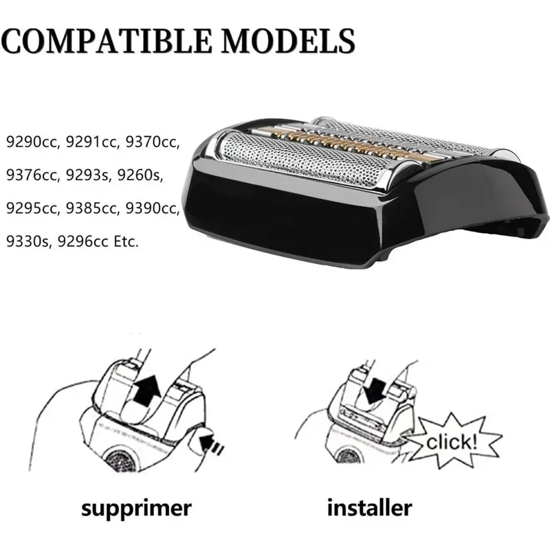 YANA35R For All S9 Electric Shaver Replacement Head 92B Compatible Models- 9460Cc, 9419S, 9390Cc, 9385Cc