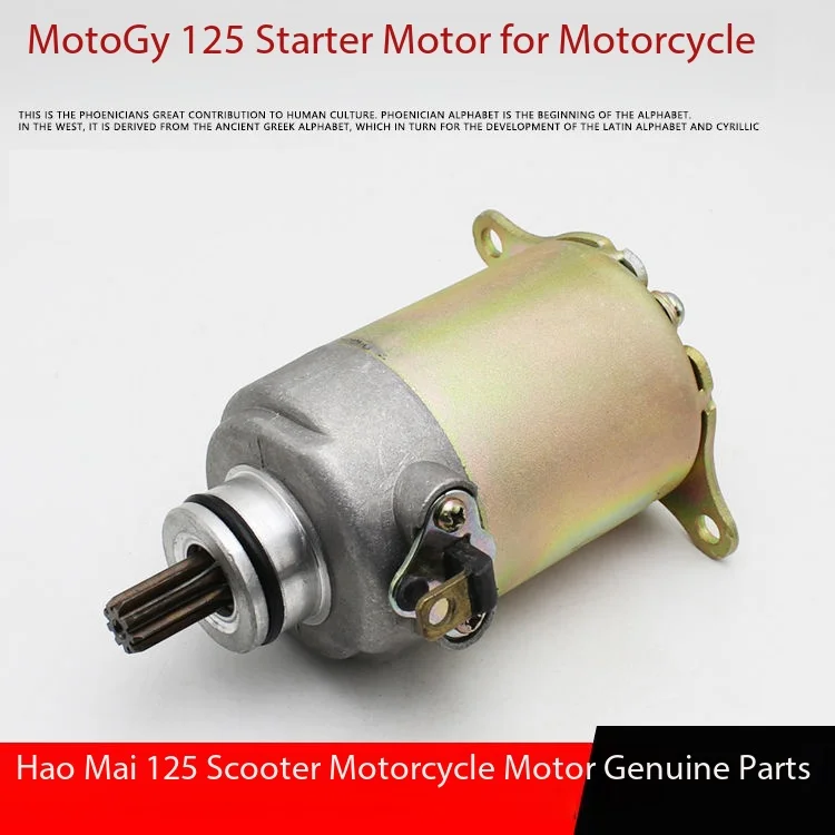 Starter Motor For GY6 125 150cc Scooter For Kymco Haomai Zhufeng Engine Durable High Torque Precision Fit