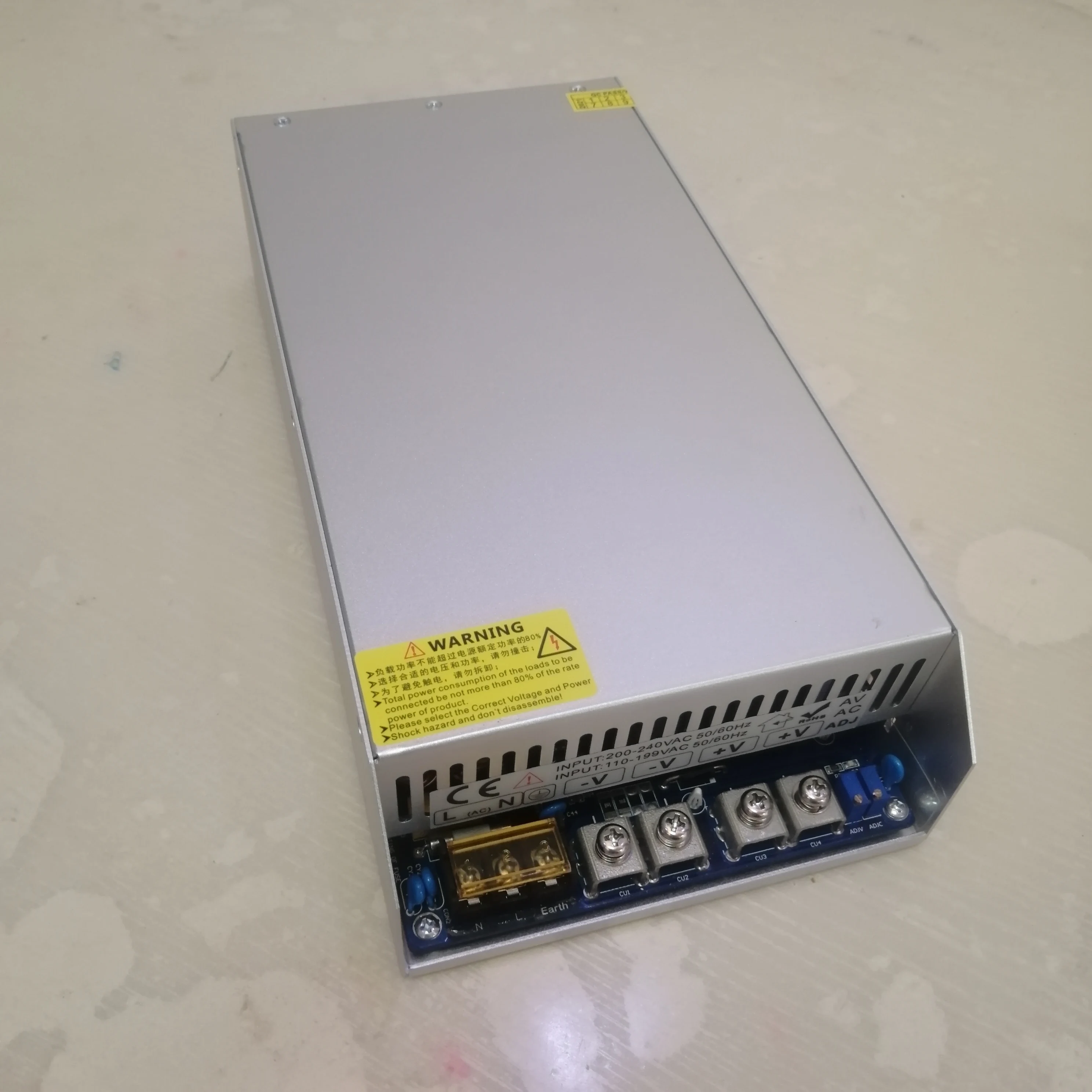 High Quality AC To DC 24V 36V 48V 60V 80V 90V 2000W Switching Power Supply With PFC