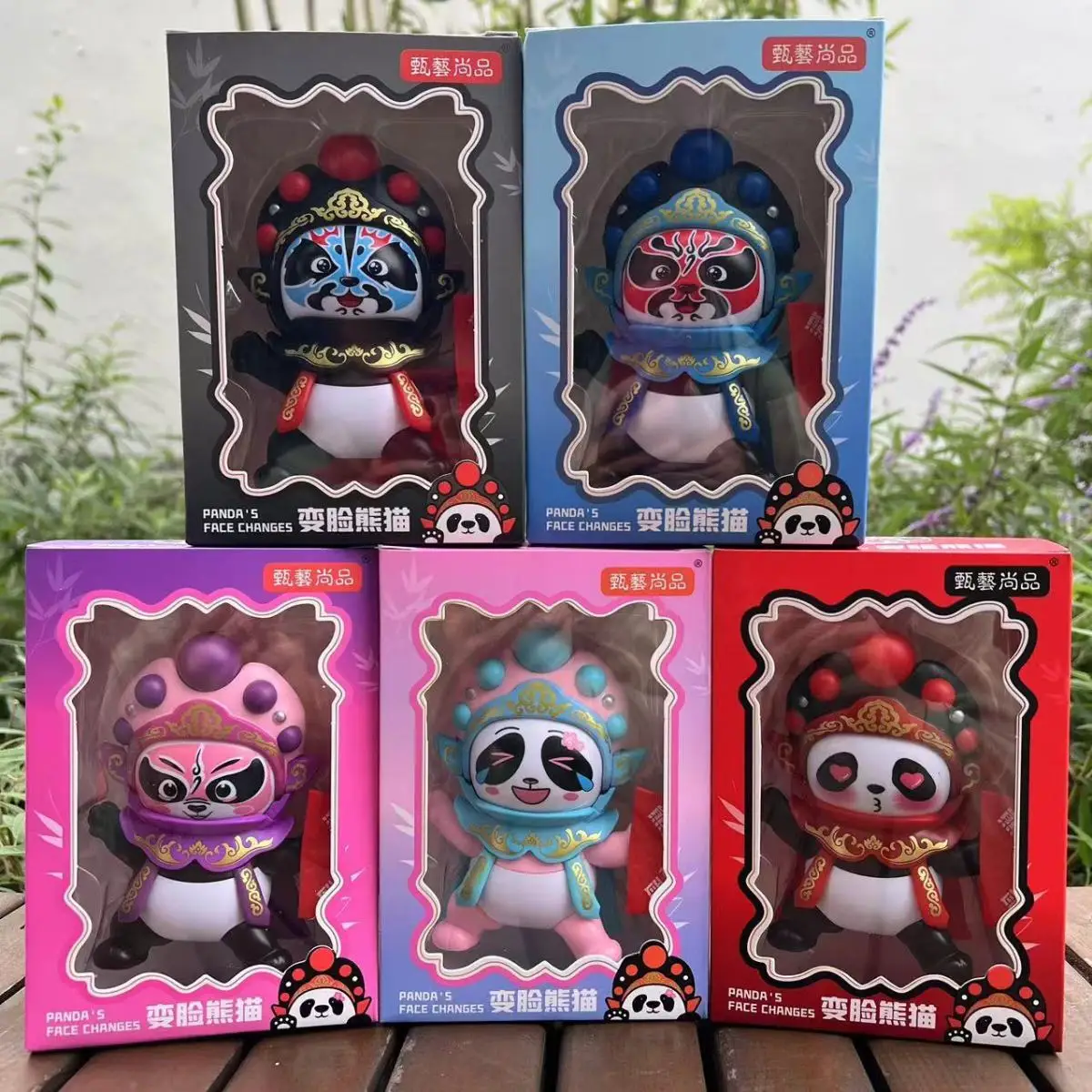 

Мультфильм Сычуань Ченду Интернет-знаменитости Сычуаньская опера Макияж для лица Изменение лица Кукла Подарочная коробка Набор украшений Креативные подарки