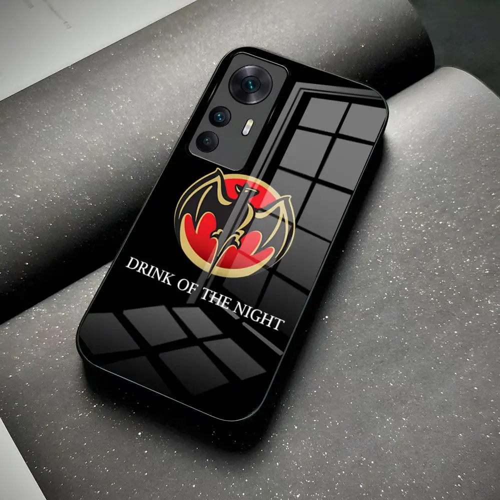 Bacardi-Rum Vampire Bat Phone Case para Redmi, 8, 10, Poco X3Pro, 9, x3NFC, 12, 9T, x3, 9A, Note10 Pro, Note12, 11x5 Pro, note8 Plus, 11 s, Coq