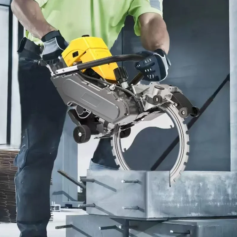 Gas Cutting Machine 2-Stroke Concrete Road Cutting Wall Marble Dustless Concrete Ring Saw