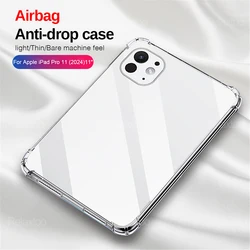 Transparent Protective Shell for Apple iPad Pro 11 (2024) 11inch Pro11 Phone Case Fully Cover Air 11 Air11 iPadPro11 iPadAir11